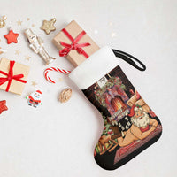 Funny Christmas Stocking Naughty Santa Im Laying On Your Present - Wonder Print Shop