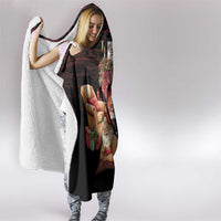 Funny Christmas Hooded Blanket Naughty Santa Im Laying On Your Present - Wonder Print Shop