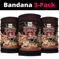 Funny Christmas Neck Gaiter Naughty Santa Im Laying On Your Present - Wonder Print Shop