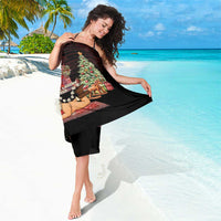 Funny Christmas Sarong Naughty Santa Im Laying On Your Present - Wonder Print Shop