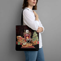 Funny Christmas Tote Bag Naughty Santa Im Laying On Your Present - Wonder Print Shop