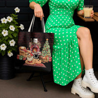 Funny Christmas Tote Bag Naughty Santa Im Laying On Your Present - Wonder Print Shop