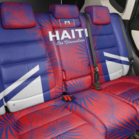 Les Grenadiers Haiti Football Back Car Seat Cover Tropical Vibes - Wonder Print Shop