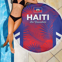 Les Grenadiers Haiti Football Beach Blanket Tropical Vibes - Wonder Print Shop