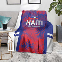 Les Grenadiers Haiti Football Blanket Tropical Vibes - Wonder Print Shop