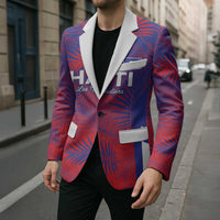 Custom Les Grenadiers Haiti Football Blazer Tropical Vibes - Wonder Print Shop