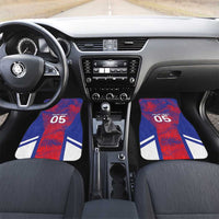Custom Les Grenadiers Haiti Football Car Mats Tropical Vibes - Wonder Print Shop