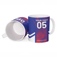 Custom Les Grenadiers Haiti Football Ceramic Mug Tropical Vibes - Wonder Print Shop