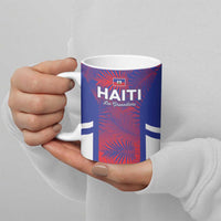 Custom Les Grenadiers Haiti Football Ceramic Mug Tropical Vibes - Wonder Print Shop
