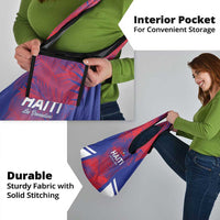 Les Grenadiers Haiti Football Grocery Bag Tropical Vibes - Wonder Print Shop