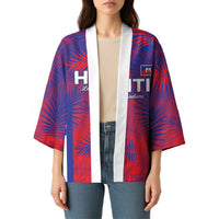 Custom Les Grenadiers Haiti Football Kimono Tropical Vibes - Wonder Print Shop