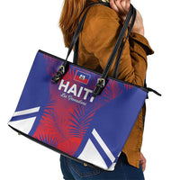 Les Grenadiers Haiti Football Leather Tote Bag Tropical Vibes - Wonder Print Shop