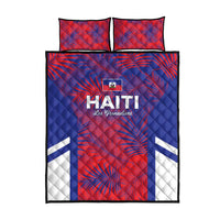 Les Grenadiers Haiti Football Quilt Bed Set Tropical Vibes - Wonder Print Shop