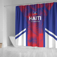 Les Grenadiers Haiti Football Shower Curtain Tropical Vibes - Wonder Print Shop