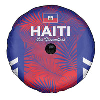 Les Grenadiers Haiti Football Spare Tire Cover Tropical Vibes - Wonder Print Shop