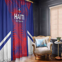 Les Grenadiers Haiti Football Window Curtain Tropical Vibes - Wonder Print Shop