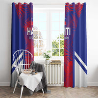Les Grenadiers Haiti Football Window Curtain Tropical Vibes - Wonder Print Shop