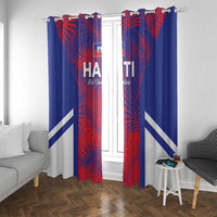 Les Grenadiers Haiti Football Window Curtain Tropical Vibes - Wonder Print Shop