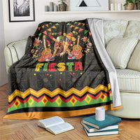 Mexico Cinco De Mayo Blanket Let's Fiesta Dabbing Taco