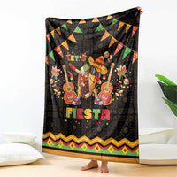 Mexico Cinco De Mayo Blanket Let's Fiesta Dabbing Taco
