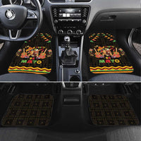 Mexico Cinco De Mayo Car Mats Let's Fiesta Dabbing Taco
