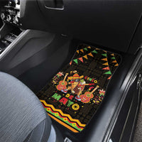 Mexico Cinco De Mayo Car Mats Let's Fiesta Dabbing Taco