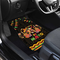 Mexico Cinco De Mayo Car Mats Let's Fiesta Dabbing Taco