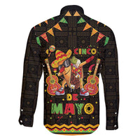 Mexico Cinco De Mayo Family Matching Short Sleeve Bodycon Dress and Hawaiian Shirt Let's Fiesta Dabbing Taco