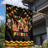 Mexico Cinco De Mayo Garden Flag Let's Fiesta Dabbing Taco