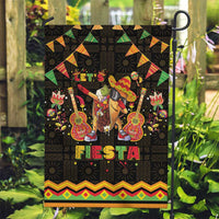 Mexico Cinco De Mayo Garden Flag Let's Fiesta Dabbing Taco