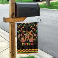 Mexico Cinco De Mayo Garden Flag Let's Fiesta Dabbing Taco