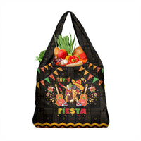 Mexico Cinco De Mayo Grocery Bag Let's Fiesta Dabbing Taco