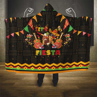 Mexico Cinco De Mayo Hooded Blanket Let's Fiesta Dabbing Taco