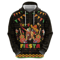 Mexico Cinco De Mayo Hoodie Let's Fiesta Dabbing Taco