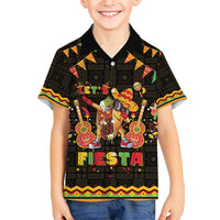 Mexico Cinco De Mayo Kid Hawaiian Shirt Let's Fiesta Dabbing Taco