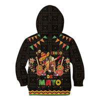 Mexico Cinco De Mayo Kid Hoodie Let's Fiesta Dabbing Taco