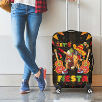 Mexico Cinco De Mayo Luggage Cover Let's Fiesta Dabbing Taco