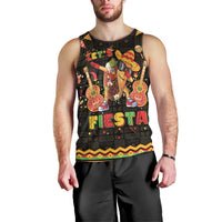 Mexico Cinco De Mayo Men Tank Top Let's Fiesta Dabbing Taco