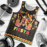 Mexico Cinco De Mayo Men Tank Top Let's Fiesta Dabbing Taco