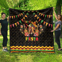 Mexico Cinco De Mayo Quilt Let's Fiesta Dabbing Taco