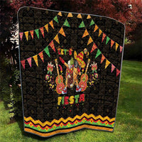 Mexico Cinco De Mayo Quilt Let's Fiesta Dabbing Taco