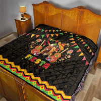 Mexico Cinco De Mayo Quilt Let's Fiesta Dabbing Taco