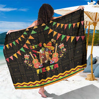 Mexico Cinco De Mayo Sarong Let's Fiesta Dabbing Taco