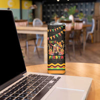 Mexico Cinco De Mayo Skinny Tumbler Let's Fiesta Dabbing Taco
