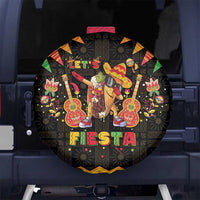 Mexico Cinco De Mayo Spare Tire Cover Let's Fiesta Dabbing Taco
