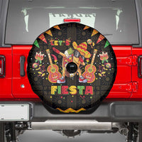 Mexico Cinco De Mayo Spare Tire Cover Let's Fiesta Dabbing Taco