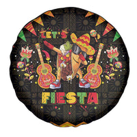 Mexico Cinco De Mayo Spare Tire Cover Let's Fiesta Dabbing Taco