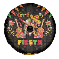 Mexico Cinco De Mayo Spare Tire Cover Let's Fiesta Dabbing Taco