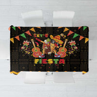 Mexico Cinco De Mayo Tablecloth Let's Fiesta Dabbing Taco