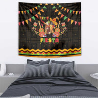 Mexico Cinco De Mayo Tapestry Let's Fiesta Dabbing Taco